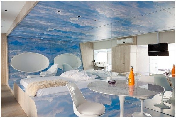 thiết kế phòng ngủ theo phong cách Futuristic 7