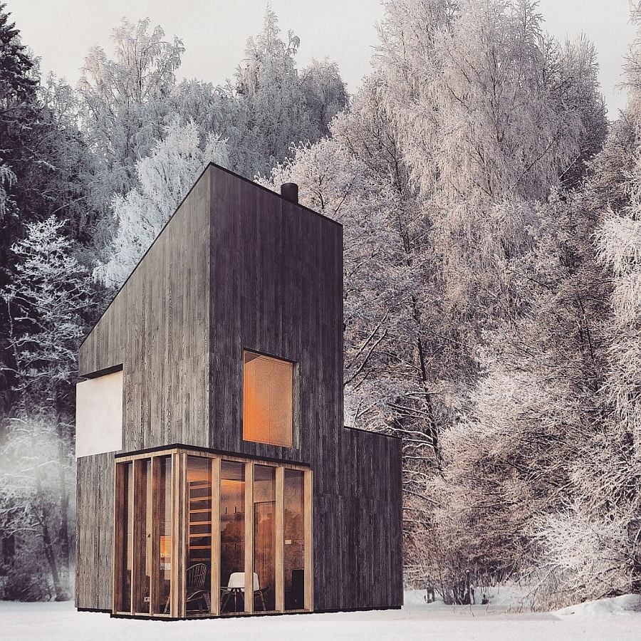 cabin gỗ 2