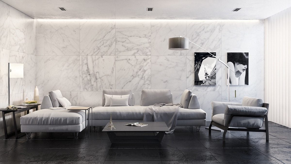 3monochrome-marble-living-room