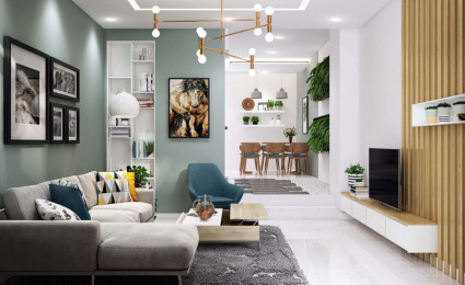 20 ý tưởng thiết kế nội thất phòng khách nhà ống đẹp tinh tế