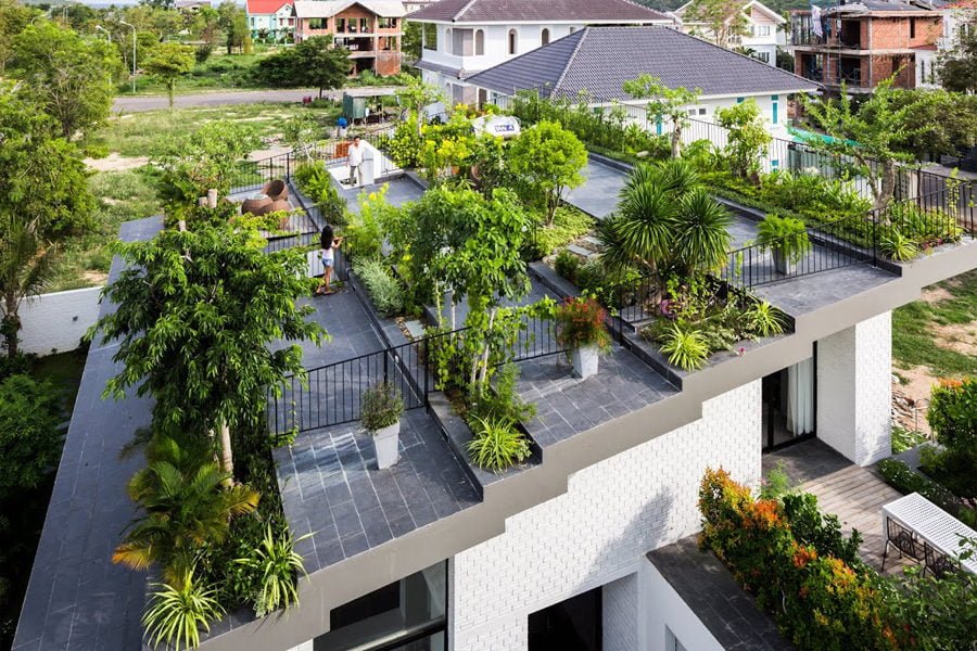 1 a 1 1446522535 1200x0 Biệt thự ở Nha Trang với vườn cây trên mái nhà qpdesign