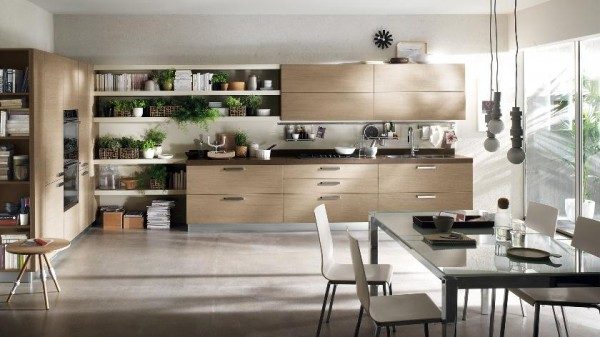 modern kitchen cabinitry 1 600x337 MẪU NHÀ BẾP ĐẸP VỚI PHONG CÁCH HIỆN ĐẠI qpdesign